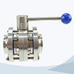 round handle butterfly valve