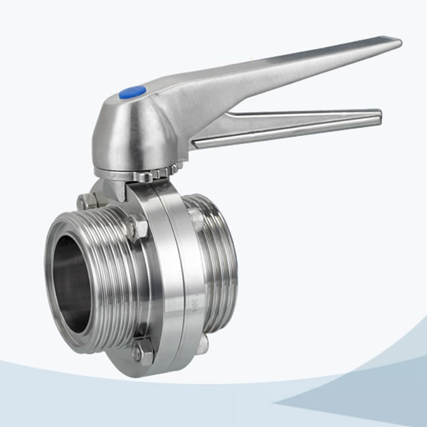 stainless steel sanitary butterfly valve