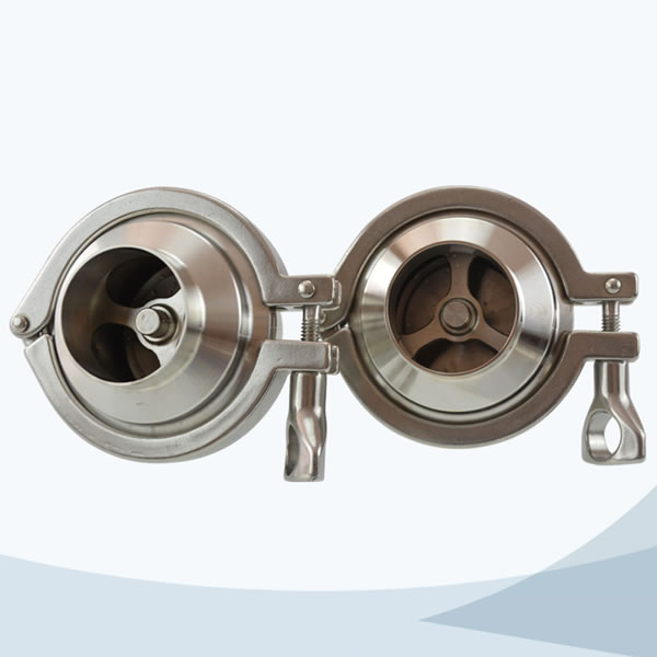 Stainless Steel Food Processing Clamped Middle-Clamp Nrv Check Valve