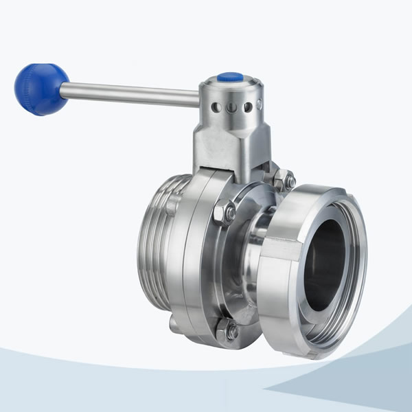 stainless steel sanitary Butterfly valve