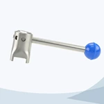 Stainless Steel Sanitary Grade Round Handle Flanged Butterfly Valve