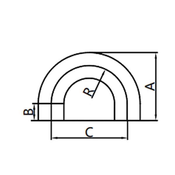 180°Welded Elbow,AS-2WU,3WS