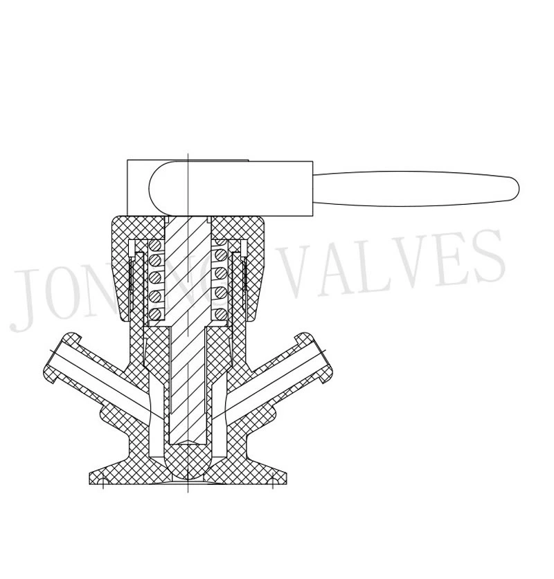 stainless steel food processing aseptic sampling valve