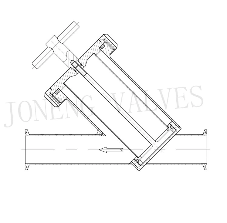 stainless steel sanitary clamped Y type filter