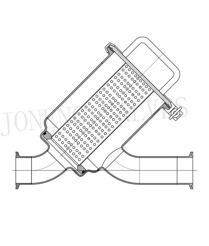 stainless steel food equipment Oblique inserting type filter