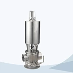 stainless steel food processing single seat mixproof valve
