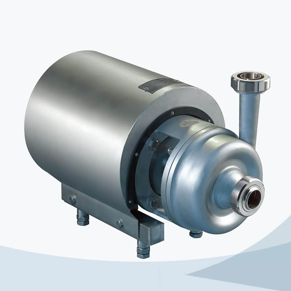 Sanitary round cover open impeller centrifugal pump