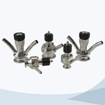 stainless steel sanitary aseptic sampling valve