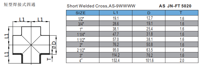 Short Welded Cross,AS-9WWWW