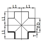 Short Welded Cross,AS-9WWWW