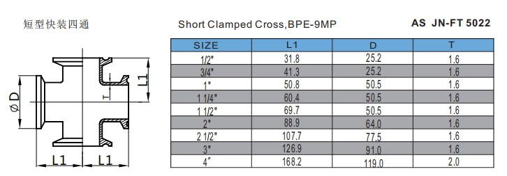 Short Clamped Cross,AS-9MP