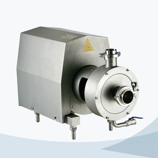 Sanitary pipeline high shear emulsifier