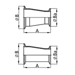 Clamped Reducer,DIN-31/32-14MP