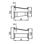 Clamped Reducer,AS-31/32-MP