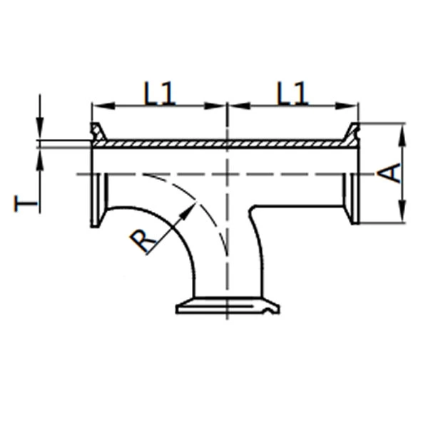Butt Clamped Swept Tee