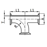 Butt Clamped Swept Tee