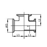 Tee ends Ferrule,BPE-7MP