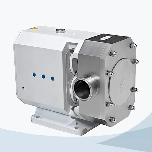 Sanitary rotary lobe pump
