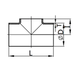 Short Welded Tee, 3A-7WWWS
