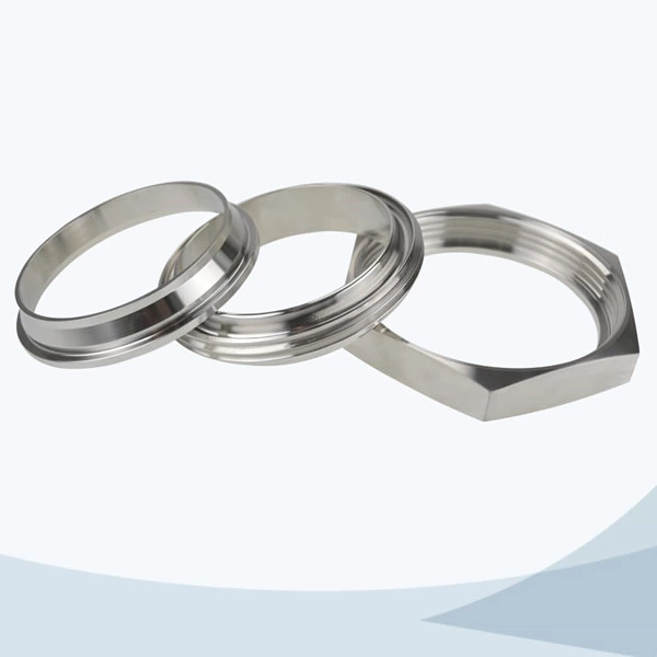 stainless steel hygienic RJT/ BSM/ CIP union