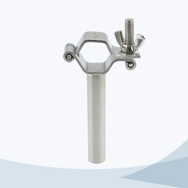 hygienic pipe support
