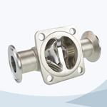stainless steel hygienic grade manual type clamped casting diaphragm valve
