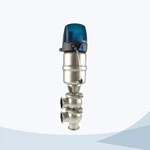 hygienic flow change over valve