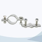 stainless steel round pipe clam