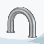 stainless steel hygienic grade 2WUMP 180D U type welded elbow