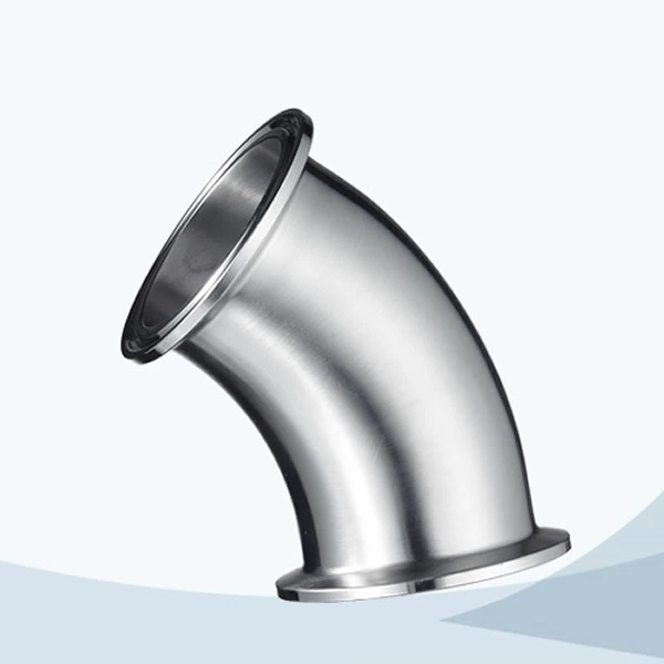 stainless steel tri-clamped bend