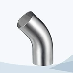 stainless steel clamped 45d elbow