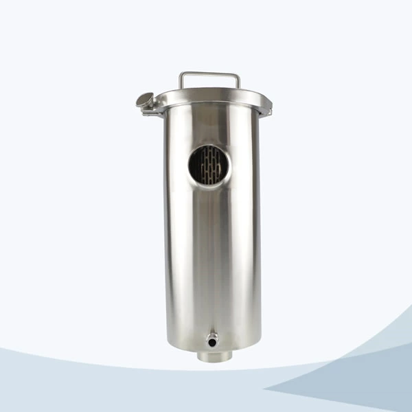 food processing jacket type strainer
