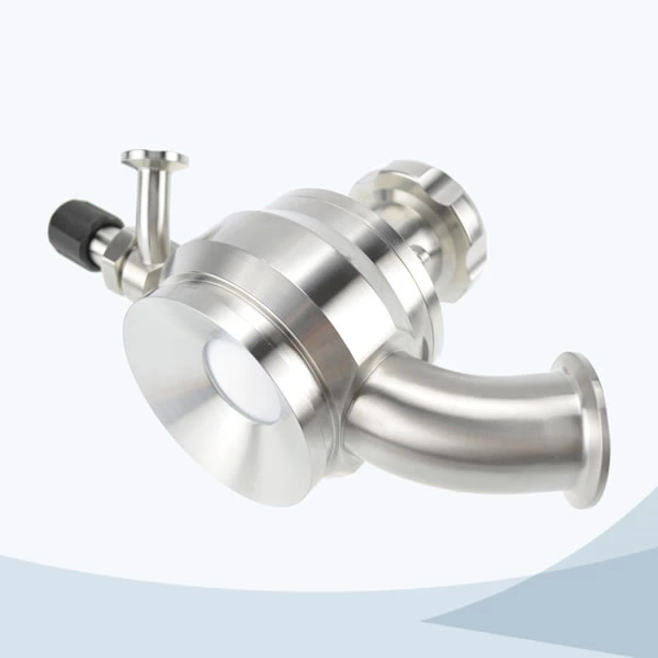 stainless steel food processing aseptic tank bottom valve
