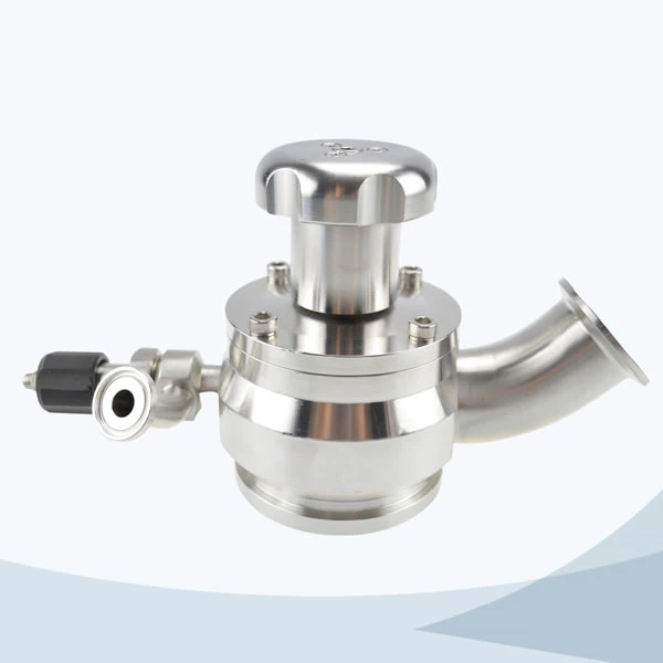 stainless steel food processing aseptic tank bottom valve