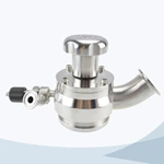 stainless steel food processing aseptic tank bottom valve