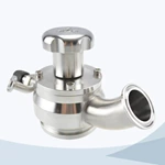 stainless steel food processing aseptic tank bottom valve