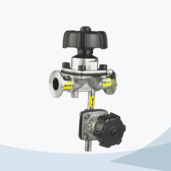 diaphragm valve with drain