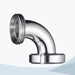 stainless steel food processing 2CMP 90D male-nut elbow