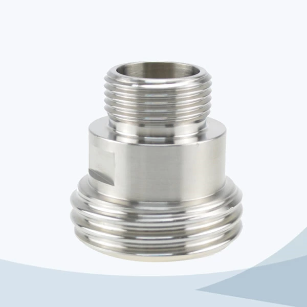 stainless steel food equipment male threading adaptor