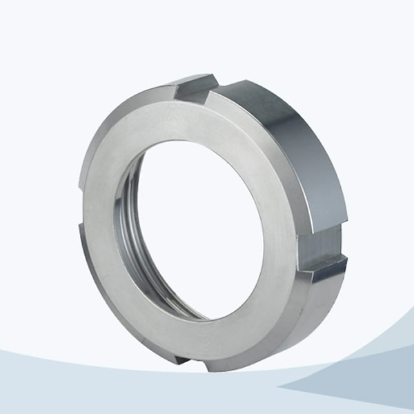 SMS round nut with 6 slots