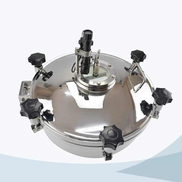 stainless steel food processing round non pressure manhole cover