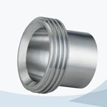 stainless steel food processing 15H DIN11864 union male