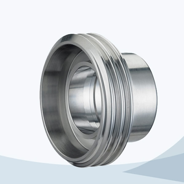stainless steel hygienic grade union male part