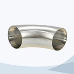 stainless steel food grade 2WCL welded short 90D bend