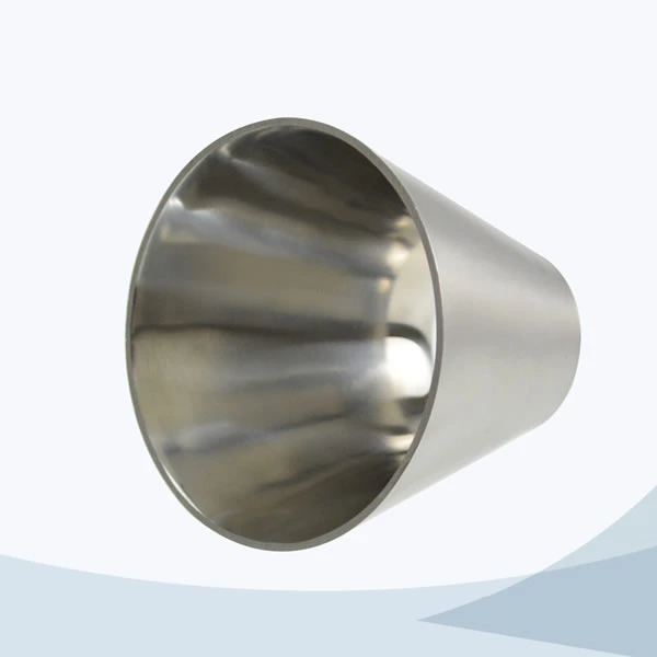 stainless steel hygienic grade 31W welded concentric reducer