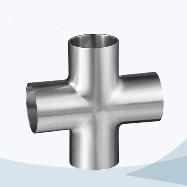 stainless steel hygienic grade 9W welded equal cross