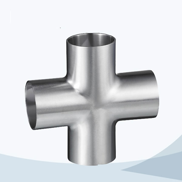 stainless steel hygienic grade 9W welded equal cross