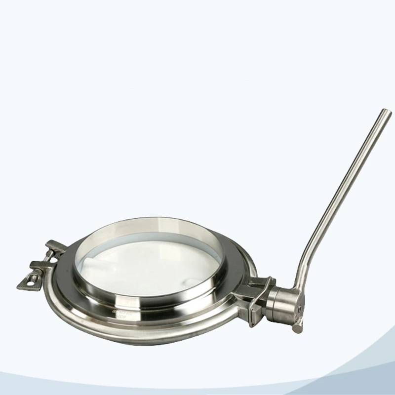 SS304/SS316L Hygienic JN-BFLVSB-23 1005 Buttefly Valves for Powder Powder Butterfly Valve Manual Welding Ends