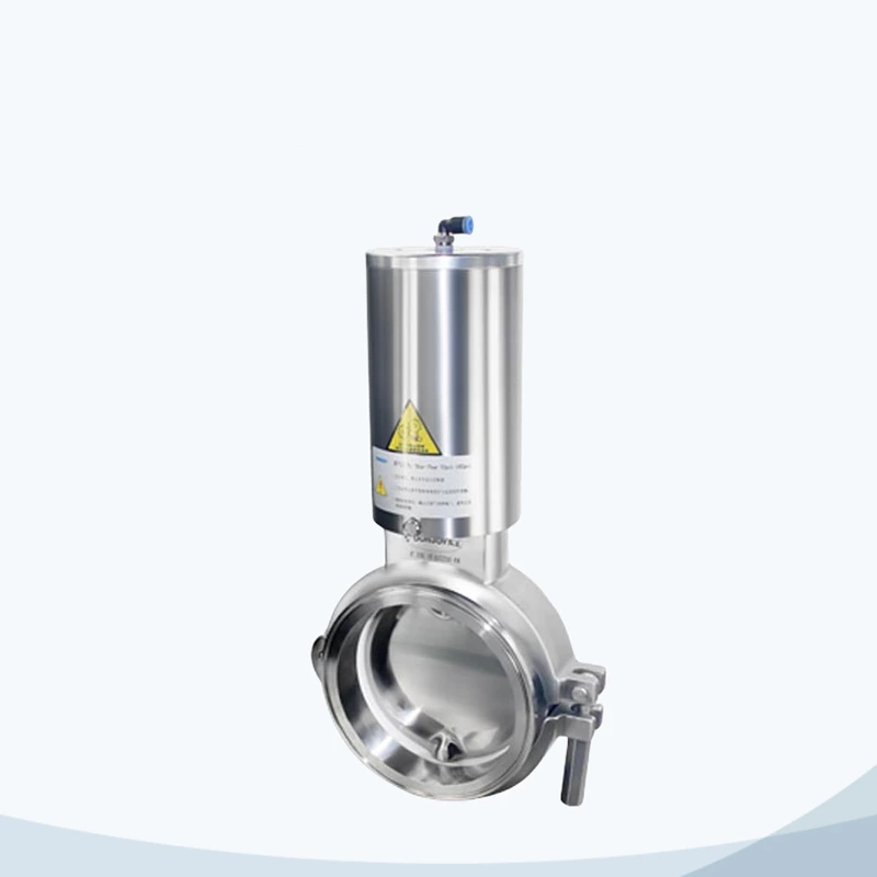 Ss316 Powder Butterfly Valve JN-BFLVSB-23 1004 Sanitary Manual Tank Bottom Discharge Valve For Container