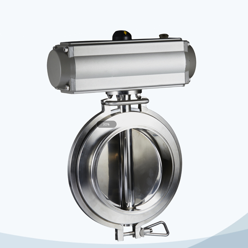 Ss316 Powder Butterfly Valve JN-BFLVSB-23 1004 Sanitary Manual Tank Bottom Discharge Valve For Container